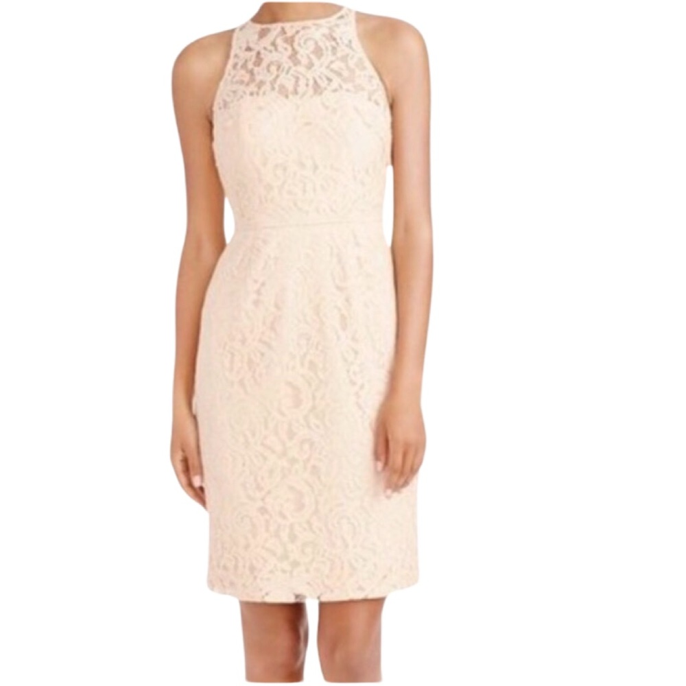 J. Crew Lace Dress in Cream